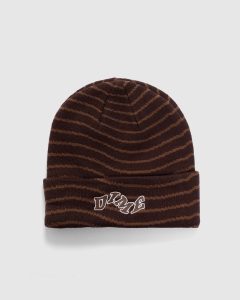 Dime College Wave Cuff Beanie Brown