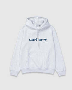 Carhartt WIP Carhartt Sweat PO Hood Ash Heather/Duck Blue