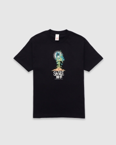 Smile and Wave Troll Doll T-Shirt Black