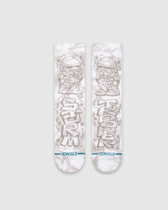 Stance DJ Trooper Crew Socks White