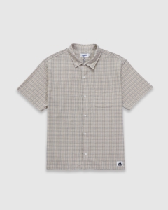 Xlarge Switch Check SS Shirt Tan