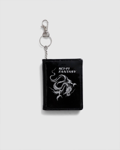 Sci Fi Fantasy Dragon Wallet Black