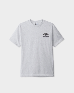 Butter Goods x Umbro Lines T-Shirt Ash