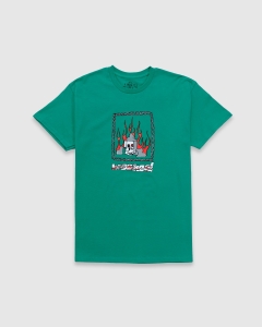 Krooked Chain Frame T-Shirt Kelly Green