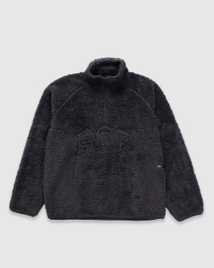 Pop Trading Arch Half Zip Fleece Sweat Charcoal