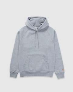 Carhartt WIP Hooded Chase Sweat Grey Heather/Gold