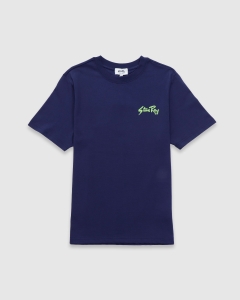 Stan Ray OG T-Shirt Navy/Lime Green