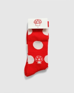 Stingwater Polka Dot Aga Sock Red