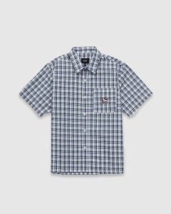 Huf H Star Plaid SS Shirt Linen