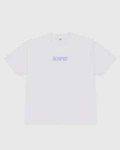 Ichpig Strike Logo T-Shirt White/Sky