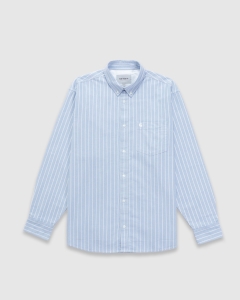 Carhartt WIP Dowlen Stripe LS Shirt Bleach/White