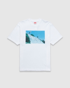 Vans Skate Rowley Lipslide Handrail 25th T-Shirt White