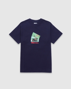 Hoddle Flowers T-Shirt Navy