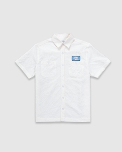 Hoddle Seersucker SS Shirt White