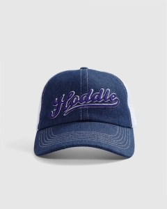 Hoddle Intarsia Trucker Indigo