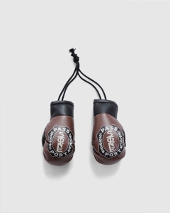 Passport Stone Rear View Mirror Souvenir Boxing Gloves Choc