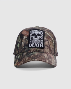 Crawling Death TV Skull Mesh Strapback Tree Camo