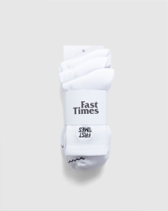 Fast Times Axis 3 Pack Socks White