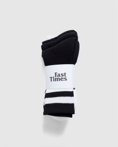 Fast Times Axis 3 Pack Socks Black