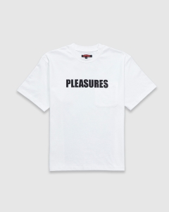 Pleasures Now Impact Pocket Heavyweight T-Shirt White