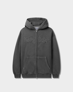 Butter Goods Mineral Wash Zip Hood Charcoal