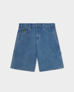 Butter Goods Weathergear Heavyweight Denim Shorts Mid Blue