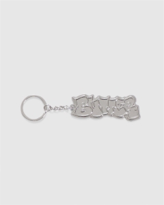 Butter Goods Perspective Metal Key Chain Silver