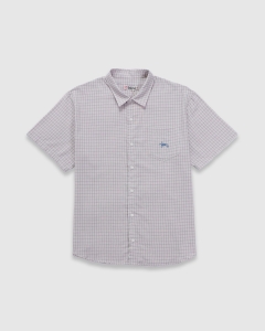 S Double Card Check SS Shirt Pink