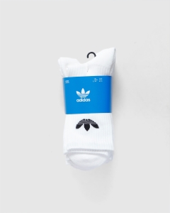 Adidas Trefoil Cushion Crew 6 Pack Socks White