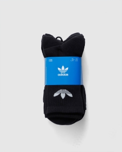 Adidas Trefoil Cushion Crew 6 Pack Socks Black