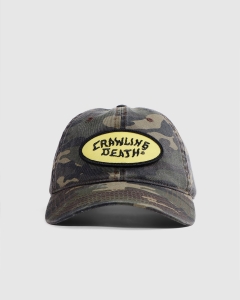 Crawling Death Patch Strapback Washed Camo