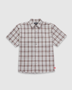 Curb Crawlers Fulton Plaid SS Shirt Tan