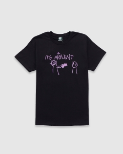 Violet Its Violent T-Shirt Black