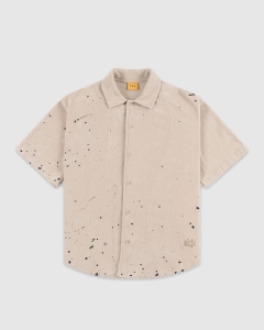 Dime Terry Cloth SS Shirt Painted Tan