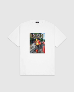 Dime Pothole T-Shirt White