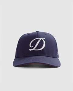 Dime Cursive D Full Fit Snapback Navy