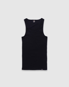 Dickies Classic 3 Pack Rib Singlet Black