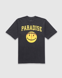 Paradise Smiley Jesus T-Shirt Black