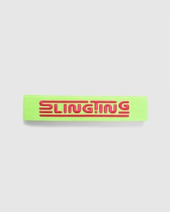 Slingting Embroidered Skateboard Sling Hi Vis Yellow/Pink