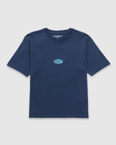 Yardsale Wave Serpent T-Shirt Navy