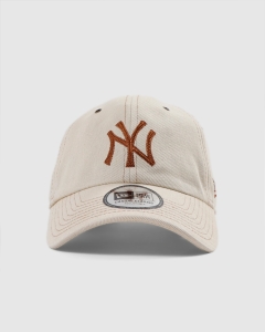 New Era Casual Classic New York Yankees Ivory Denim Strapback Ivory