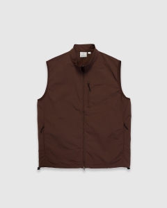 Gramicci Nylon Vest Deep Brown