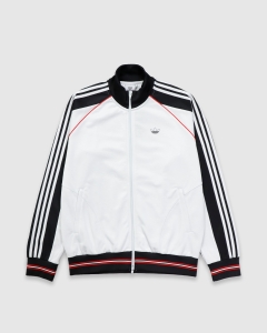 Adidas Tyshawn Track Jacket Crystal White/Black/Better Scarlet