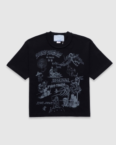 Jungles Scribbles T-Shirt Black