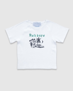 Jungles Holidays Baby T-Shirt White