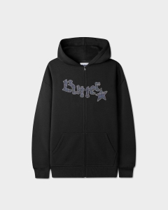 Butter Goods Edge Applique Zip Hood Black