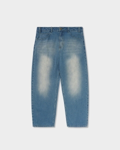 Butter Goods Warped Denim Jeans Washed Mid Blue