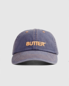 Butter Goods Rounded Logo 6 Panel Purple/Gold