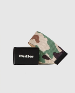 Butter Goods Logo Woven Belt Desert Camo