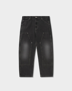 Butter Goods x Davide Double Knee Denim Jeans Washed Black